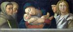 欧洲12-19世纪油画二_BONSIGNORI, Francesco - The Virgin and Child with Four Saints
